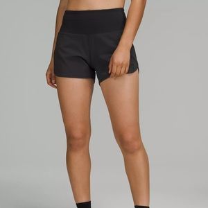Lululemon Speed Up 4” High-Rise Lined Short Sz 4 Black
